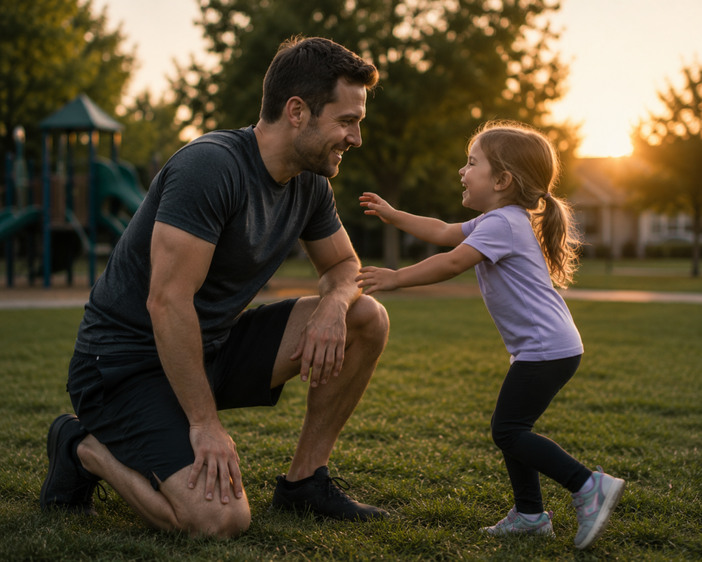 Adult staying active while managing chronic pain after 30