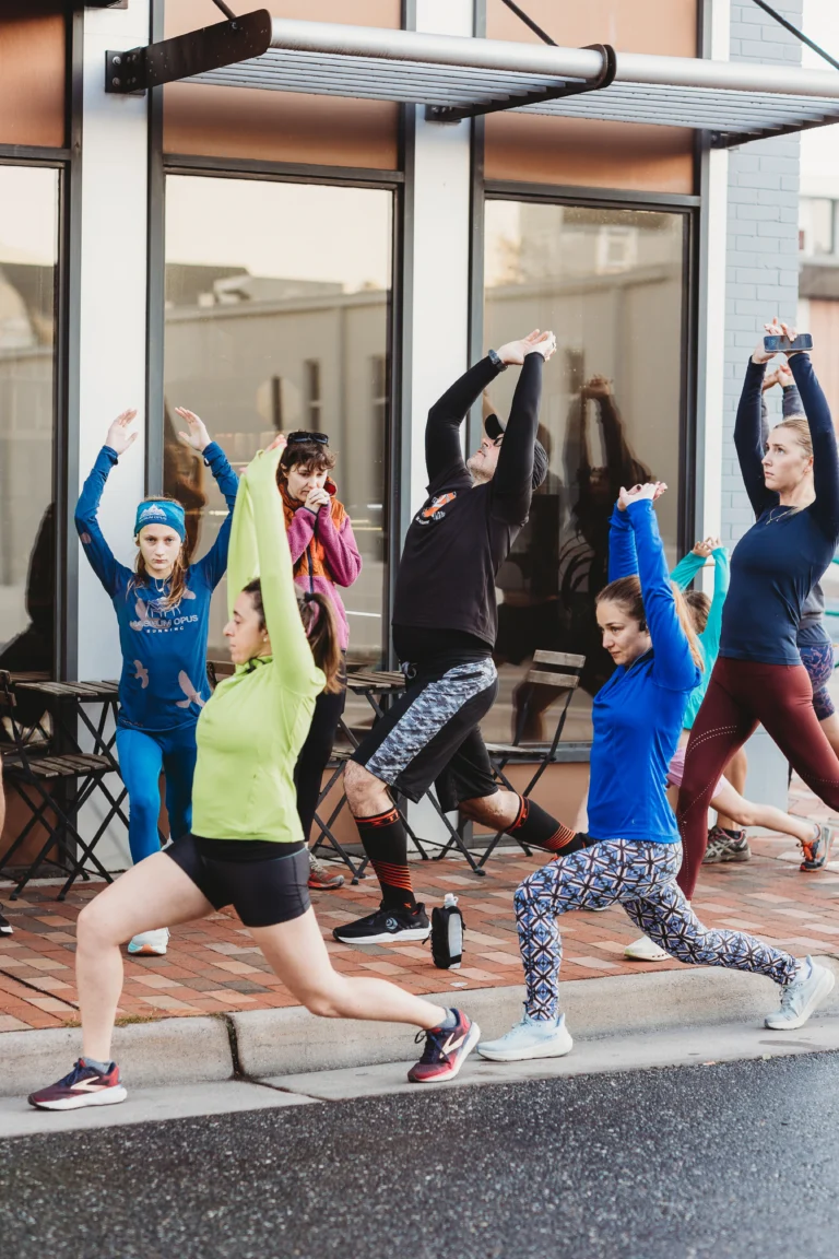 Adults participating in functional movement and exercise training in Harrisonburg